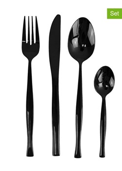 Ard'time 24-częściowy zestaw sztućców "Yucatan" w kolorze czarnym ze sklepu Limango Polska w kategorii Sztućce - zdjęcie 189141028