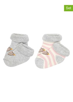 Steiff Skarpety (2 pary) w kolorze szarym ze sklepu Limango Polska w kategorii Skarpetki dziecięce - zdjęcie 189141125