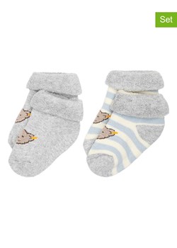 Steiff Skarpety (2 pary) w kolorze szarym ze sklepu Limango Polska w kategorii Skarpetki dziecięce - zdjęcie 189141128