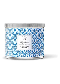 Woodbridge Świeca zapachowa "White Linen &amp; Sea Salt" - 410 g ze sklepu Limango Polska w kategorii Świece i dyfuzory - zdjęcie 189142397