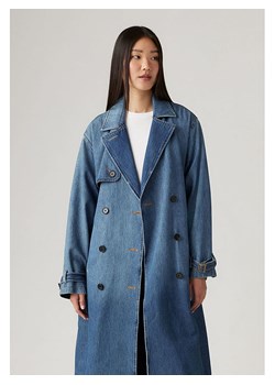 Levi's Trencz dżinsowy w kolorze niebieskim ze sklepu Limango Polska w kategorii Płaszcze damskie - zdjęcie 189143636