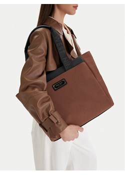 Nine West Torebka CEO-Brielle-LA374-4705 Brązowy ze sklepu MODIVO w kategorii Torby Shopper bag - zdjęcie 189143939