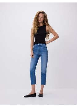Reserved - Jeansy straight - niebieski ze sklepu Reserved w kategorii Jeansy damskie - zdjęcie 189144978