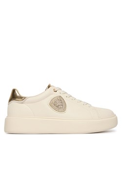 Sneakersy Blauer S6VENUS01/LEM Écru ze sklepu eobuwie.pl w kategorii Buty sportowe damskie - zdjęcie 189145095