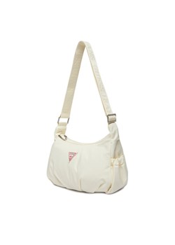 Torebka Guess Jeans CWBEO-GUESS-XC-003-09 Écru ze sklepu eobuwie.pl w kategorii Listonoszki - zdjęcie 189146248