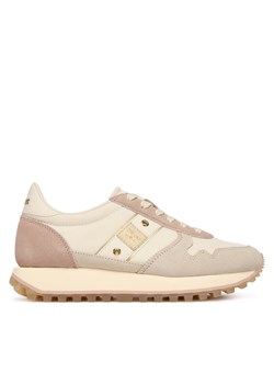 Sneakersy Blauer S6MILLEN03/NYS Écru ze sklepu eobuwie.pl w kategorii Buty sportowe damskie - zdjęcie 189146249