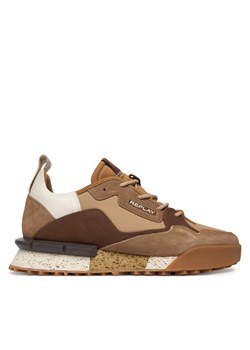 Sneakersy REPLAY GMS1P .000.C0073L Beżowy ze sklepu eobuwie.pl w kategorii Buty sportowe męskie - zdjęcie 189146606