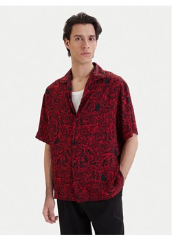 HUGO Koszula Espino 50560596 Czerwony Relaxed Fit ze sklepu MODIVO w kategorii Koszule męskie - zdjęcie 189146785