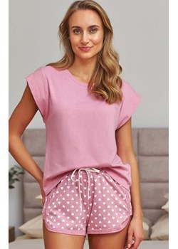 Doctor Nap piżama damska ze spodenkami w serca PM.7457.HEARTS, Kolor różowy, Rozmiar S, Doctor Nap ze sklepu Primodo w kategorii Piżamy damskie - zdjęcie 189146949