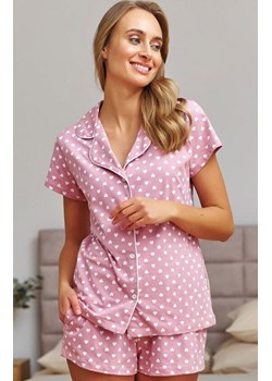 Doctor Nap rozpinana piżama damska w serca PM.7458.HEARTS, Kolor różowy, Rozmiar S, Doctor Nap ze sklepu Intymna w kategorii Piżamy damskie - zdjęcie 189147085