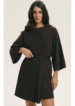 Esotiq szlafrok damski Mocca 45203-89X, Kolor brązowy, Rozmiar L/XL, Esotiq ze sklepu Intymna w kategorii Szlafroki damskie - zdjęcie 189147117