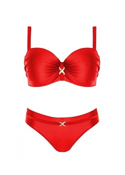 Dwuczęściowy strój kąpielowy czerwony Self S 730 V1LS1 Lustre 1, Kolor czerwony, Rozmiar 38B/M, Self ze sklepu Intymna w kategorii Stroje kąpielowe - zdjęcie 189147246