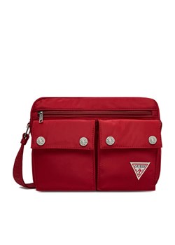 Torebka Guess Jeans CWBEO-GUESS-XC-002-09 Czerwony ze sklepu eobuwie.pl w kategorii Listonoszki - zdjęcie 189147268