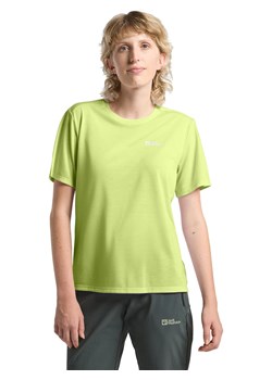 Jack Wolfskin Koszulka funkcyjna "Vonnan" w kolorze limonkowym ze sklepu Limango Polska w kategorii Bluzki damskie - zdjęcie 189151148