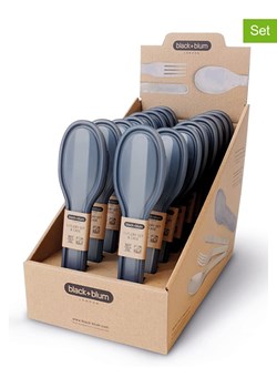 Black+Blum 4-częściowy zestaw w kolorze srebrno-jasnoszarym ze sklepu Limango Polska w kategorii Sztućce - zdjęcie 189152687