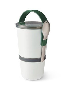 Black+Blum Pojemnik "Lunch Pot" w kolorze biało-oliwkowym - (W)19,5 x Ø 12 cm ze sklepu Limango Polska w kategorii Pojemniki kuchenne - zdjęcie 189152696