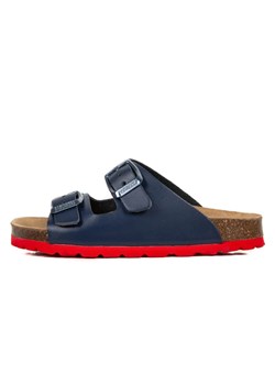 BABUNKERS Family Skórzane klapki w kolorze granatowym ze sklepu Limango Polska w kategorii Kapcie dziecięce - zdjęcie 189152929