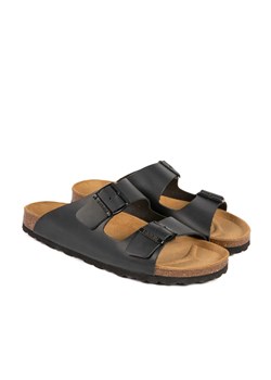 BABUNKERS Family Skórzane klapki w kolorze czarnym ze sklepu Limango Polska w kategorii Klapki męskie - zdjęcie 189153127