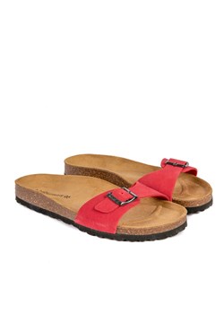 BABUNKERS Family Skórzane klapki w kolorze czerwonym ze sklepu Limango Polska w kategorii Klapki męskie - zdjęcie 189153197