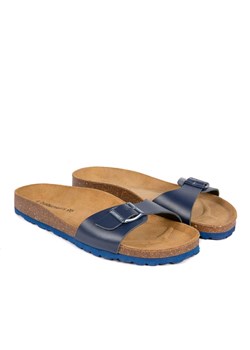 BABUNKERS Family Skórzane klapki w kolorze granatowym ze sklepu Limango Polska w kategorii Klapki męskie - zdjęcie 189153217