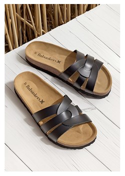 BABUNKERS Family Skórzane klapki w kolorze czarnym ze sklepu Limango Polska w kategorii Klapki damskie - zdjęcie 189154035