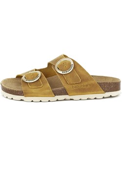BABUNKERS Family Skórzane klapki w kolorze żółtym ze sklepu Limango Polska w kategorii Klapki damskie - zdjęcie 189154398