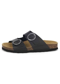 BABUNKERS Family Skórzane klapki w kolorze czarnym ze sklepu Limango Polska w kategorii Klapki damskie - zdjęcie 189154408