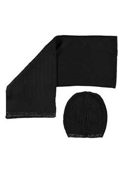 Like Flo 2-częściowy zestaw zimowy "Like Flo Flo" w kolorze czarnym ze sklepu Limango Polska w kategorii Szaliki dziecięce - zdjęcie 189155277