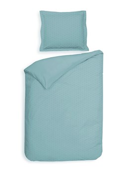 Heckett Lane Komplet pościeli satynowej "Punto" w kolorze błękitnym ze sklepu Limango Polska w kategorii Pościele - zdjęcie 189156088