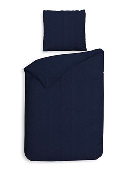 HNL Komplet pościeli flanelowej "Spina" w kolorze granatowym ze sklepu Limango Polska w kategorii Pościele - zdjęcie 189156165