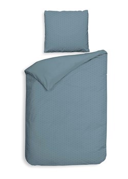 Heckett Lane Komplet pościeli satynowej "Punto" w kolorze niebieskim ze sklepu Limango Polska w kategorii Pościele - zdjęcie 189156179