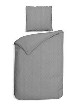 Heckett Lane Komplet pościeli satynowej "Punto" w kolorze szarym ze sklepu Limango Polska w kategorii Pościele - zdjęcie 189156187