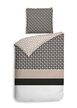 Heckett Lane Komplet pościeli satynowej "Carter" w kolorze czarno-beżowym ze sklepu Limango Polska w kategorii Pościele - zdjęcie 189156327