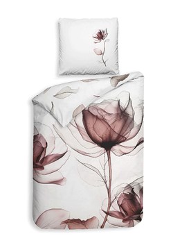 Heckett Lane Komplet pościeli satynowej "Harriet" w kolorze biało-różowym ze sklepu Limango Polska w kategorii Pościele - zdjęcie 189156348