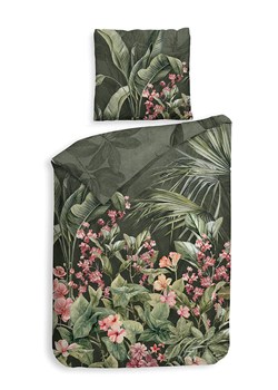 Heckett Lane Komplet pościeli satynowej "Mai" w kolorze zielono-jasnoróżowym ze sklepu Limango Polska w kategorii Pościele - zdjęcie 189156378