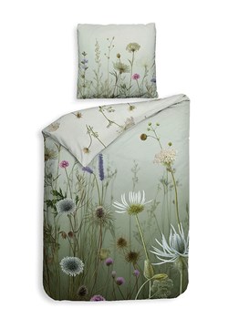 Heckett Lane Komplet pościeli satynowej "Tane" w kolorze zielonym ze sklepu Limango Polska w kategorii Pościele - zdjęcie 189156405