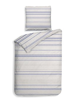 HNL Komplet pościeli flanelowej "Mattia" w kolorze niebiesko-jasnoszarym ze sklepu Limango Polska w kategorii Pościele - zdjęcie 189156436