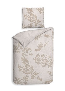 Heckett Lane Komplet pościeli satynowej "Ling" w kolorze beżowym ze sklepu Limango Polska w kategorii Pościele - zdjęcie 189156485