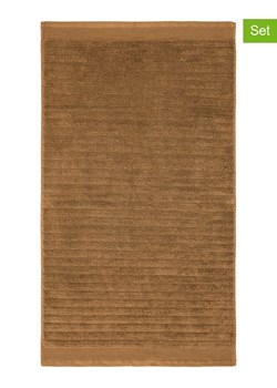 Heckett Lane Ręczniki prysznicowe (2 szt.) w kolorze jasnobrązowym ze sklepu Limango Polska w kategorii Ręczniki - zdjęcie 189156605
