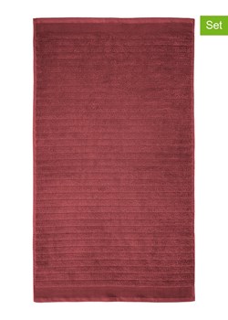 Heckett Lane Ręczniki prysznicowe (2 szt.) w kolorze czerwonym ze sklepu Limango Polska w kategorii Ręczniki - zdjęcie 189156607