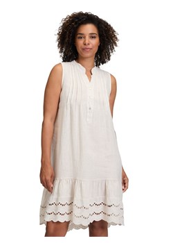 CARTOON Lniana sukienka w kolorze kremowym ze sklepu Limango Polska w kategorii Sukienki - zdjęcie 189157648