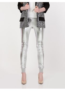 Yuliya Babich Spodnie w kolorze srebrnym ze sklepu Limango Polska w kategorii Spodnie damskie - zdjęcie 189159348