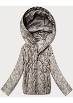 Cienka pikowana kurtka damska Goodlookin beżowa (B8573-12) ze sklepu goodlookin.pl w kategorii Kurtki damskie - zdjęcie 189159416