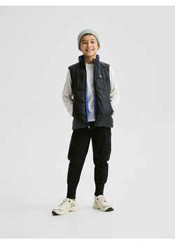 Reserved - Dwustronna kamizelka - niebieski ze sklepu Reserved w kategorii Kamizelki chłopięce - zdjęcie 189161207
