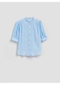 Reserved - Koszula z krótkim rękawem - jasnoniebieski ze sklepu Reserved w kategorii Bluzki damskie - zdjęcie 189161348