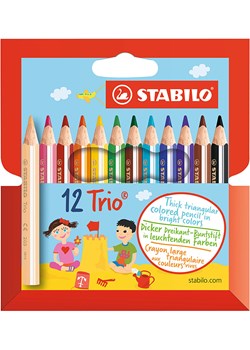 STABILO Kredki (12 szt.) "Trio" ze sklepu Limango Polska w kategorii Akcesoria biurowe - zdjęcie 189162337