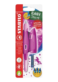 STABILO Pióro szkolne "STABILO EASYbirdy 3D DreamWorld - Feder A" w kolorze różowym ze sklepu Limango Polska w kategorii Akcesoria biurowe - zdjęcie 189162457