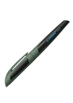 STABILO Pióro wieczne "STABILO Flow Sporty" w kolorze oliwkowo-czarnym ze sklepu Limango Polska w kategorii Akcesoria biurowe - zdjęcie 189162635