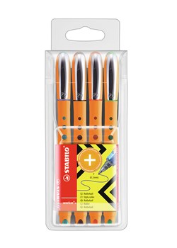 STABILO Pióra kulkowe (4 szt.) "STABILO worker+" ze sklepu Limango Polska w kategorii Akcesoria biurowe - zdjęcie 189163179