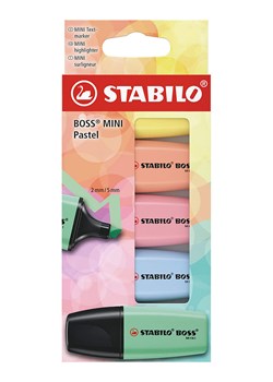 STABILO Zakreślacze (5 szt.) "STABILO BOSS MINI Pastel" ze sklepu Limango Polska w kategorii Akcesoria biurowe - zdjęcie 189163305